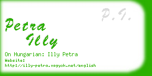 petra illy business card